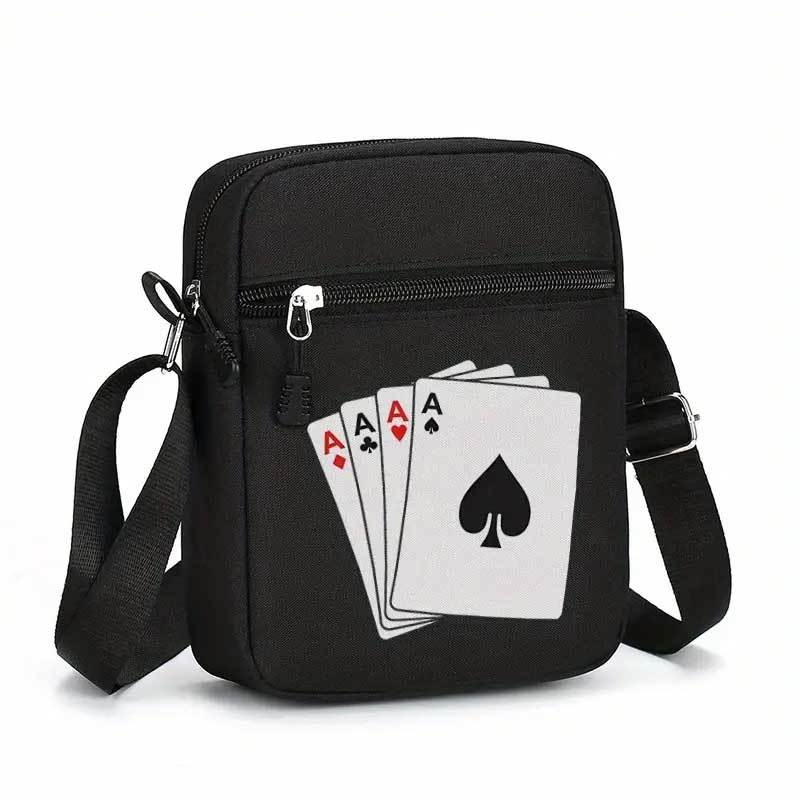 Travel Accessories Unisex - Ace of Spades Poker Canvas Shoulder
