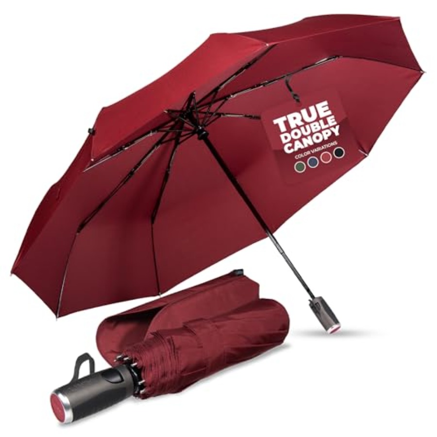 Travel Umbrella Compact - Premium Travel Umbrella - Wdproof and