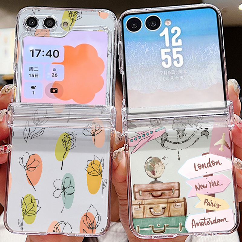 Travel Z - Flower Travel Landmark Pattern Phone Case