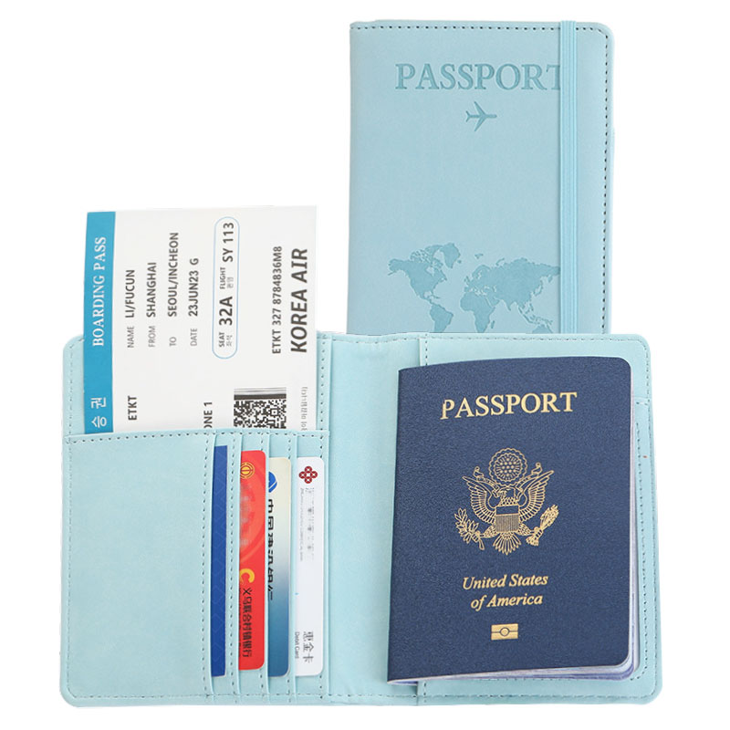 Travel Accessories Plane - Lover The World Map Passport Cover