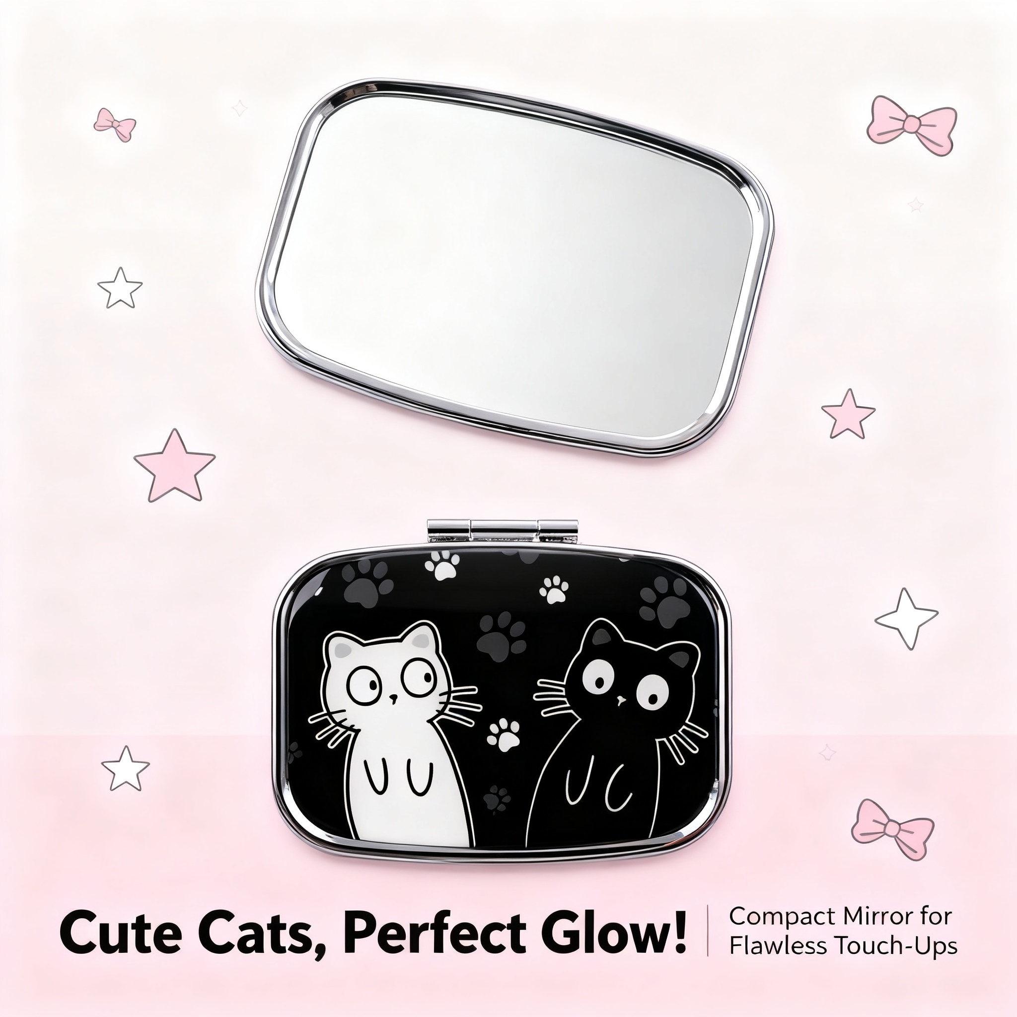 Travel Accessories For Japan - Cartoon Black And White Cat Travel