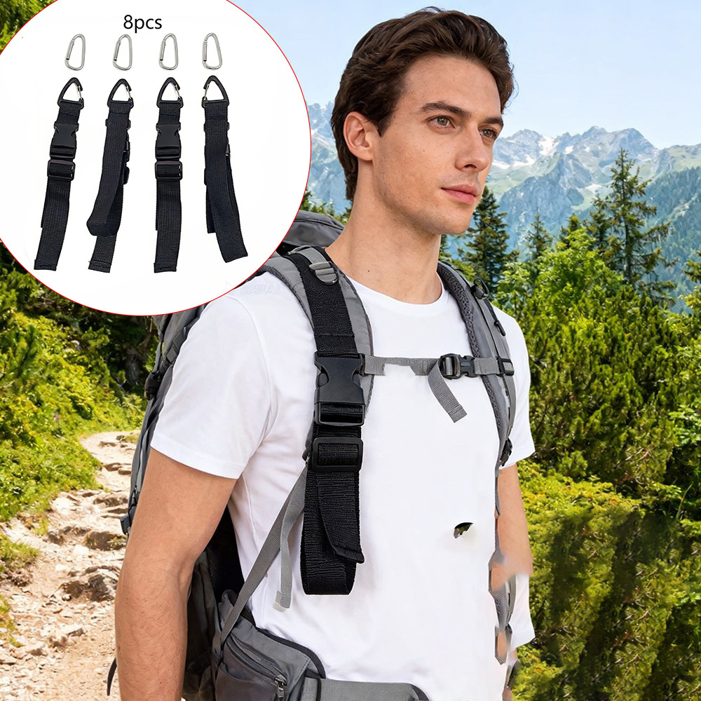 Travel Accessories Plane - 8-Piece External Bag Accessories Set, Includes