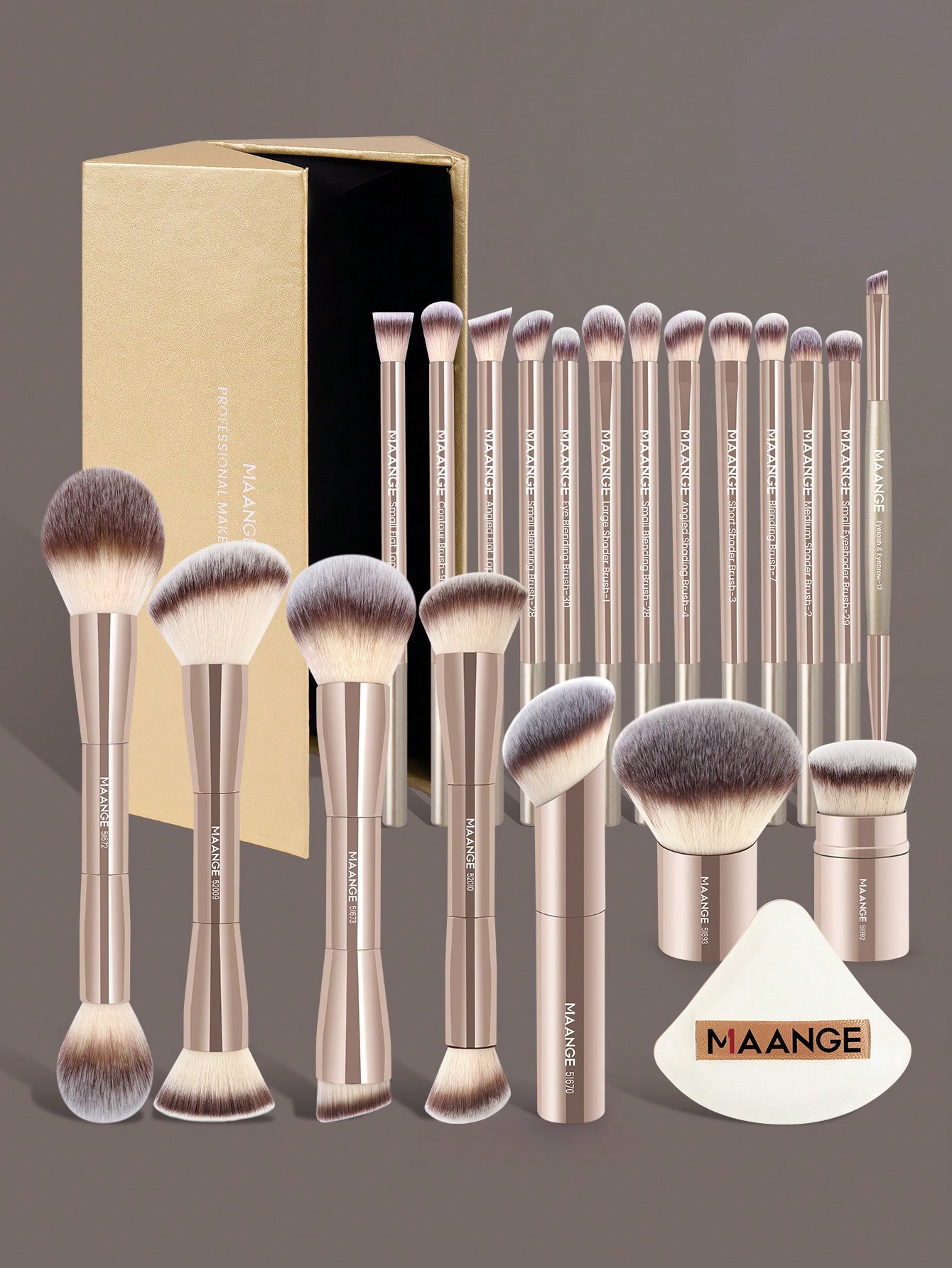 Travel Accessories To Gift - MAANGE 1/7pcs Or 13/20pcs Professional Makeup