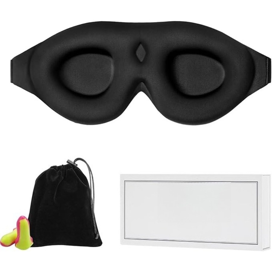 Earplug Set Foam - Sleep Mask Memory Foam Contoured Eye