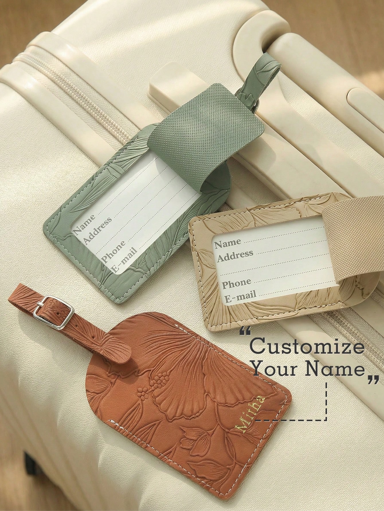 Travel Accessories To Gift - 1PC Custom Name Luggage Tag For