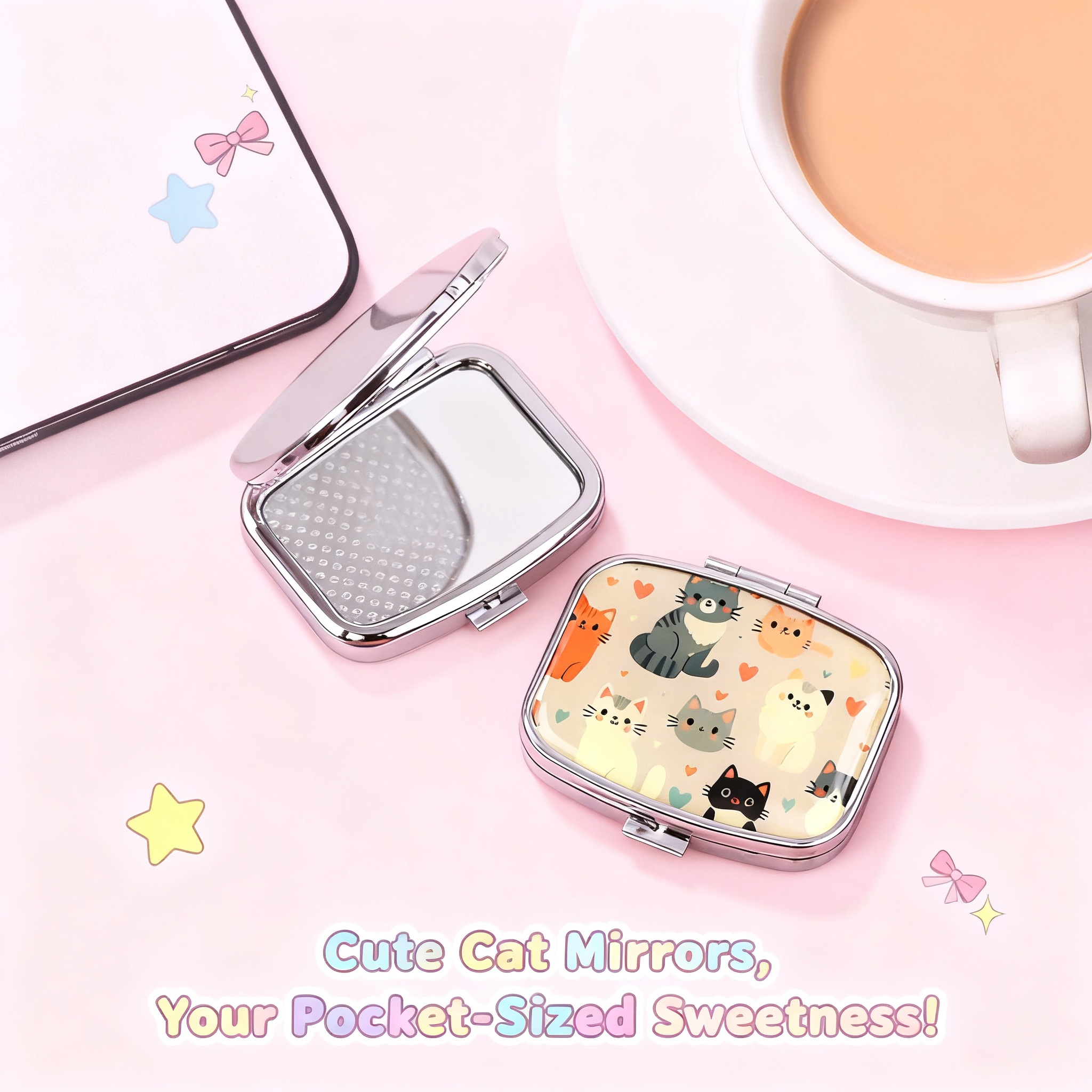 Travel Accessories Unisex - Cartoon Colorful Cats Travel Pill Organizer