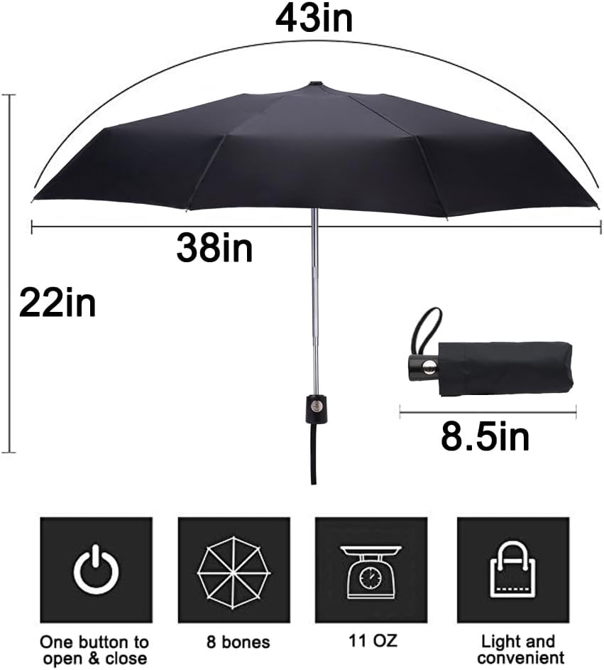 Mini Travel Umbrella Auto Open - Travel Umbrella Compact recensie en prijs