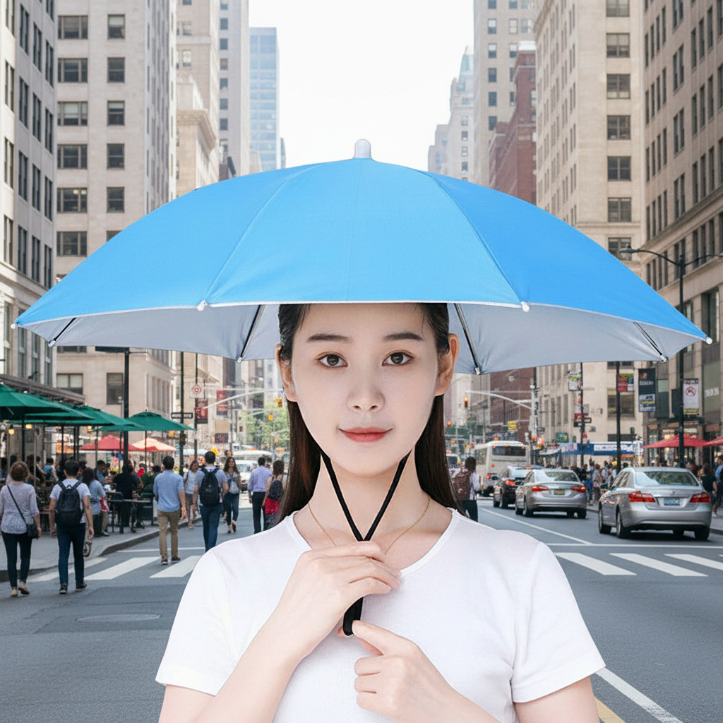 Sunscreen hat, umbrella, large - Travel Umbrella Compact recensie en prijs