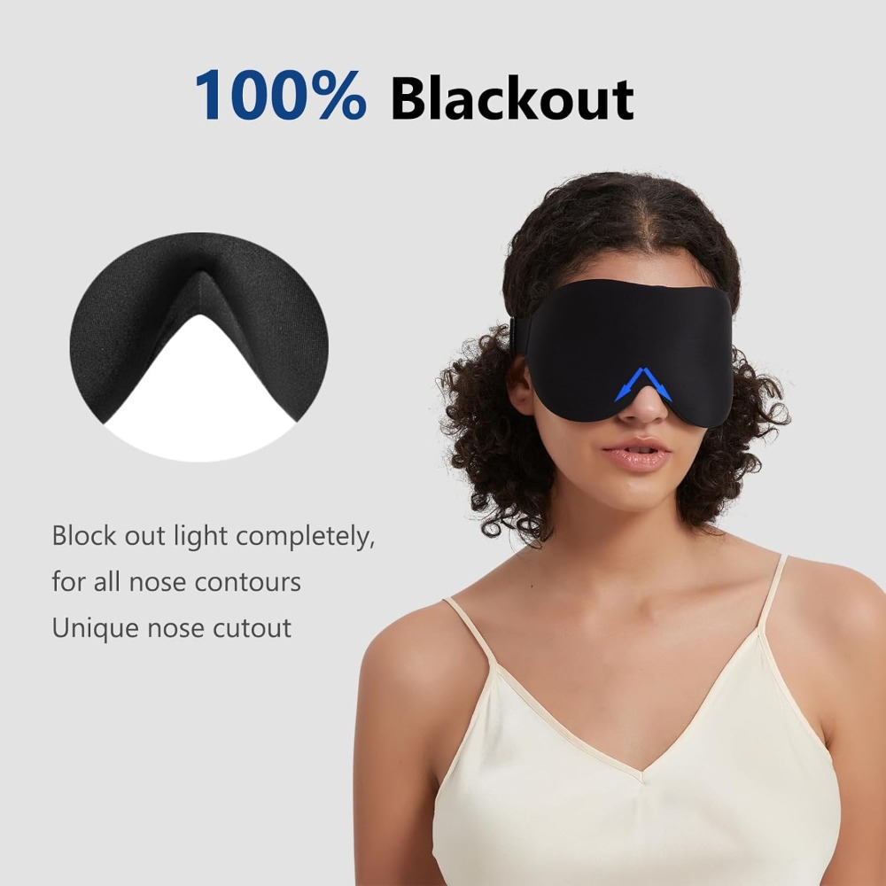 Sleep Mask Memory Foam Contour - Earplug Set Foam recensie en prijs
