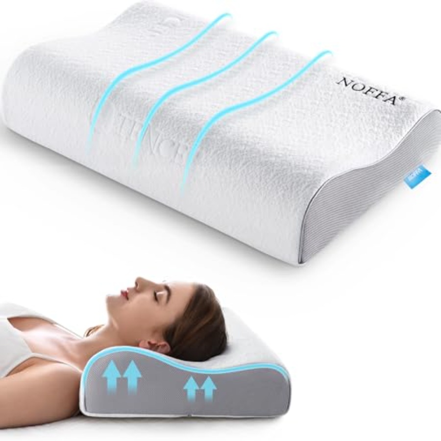 Cervical Neck Pillow, Soft Con - Neck Pillow Memory Foam recensie en prijs