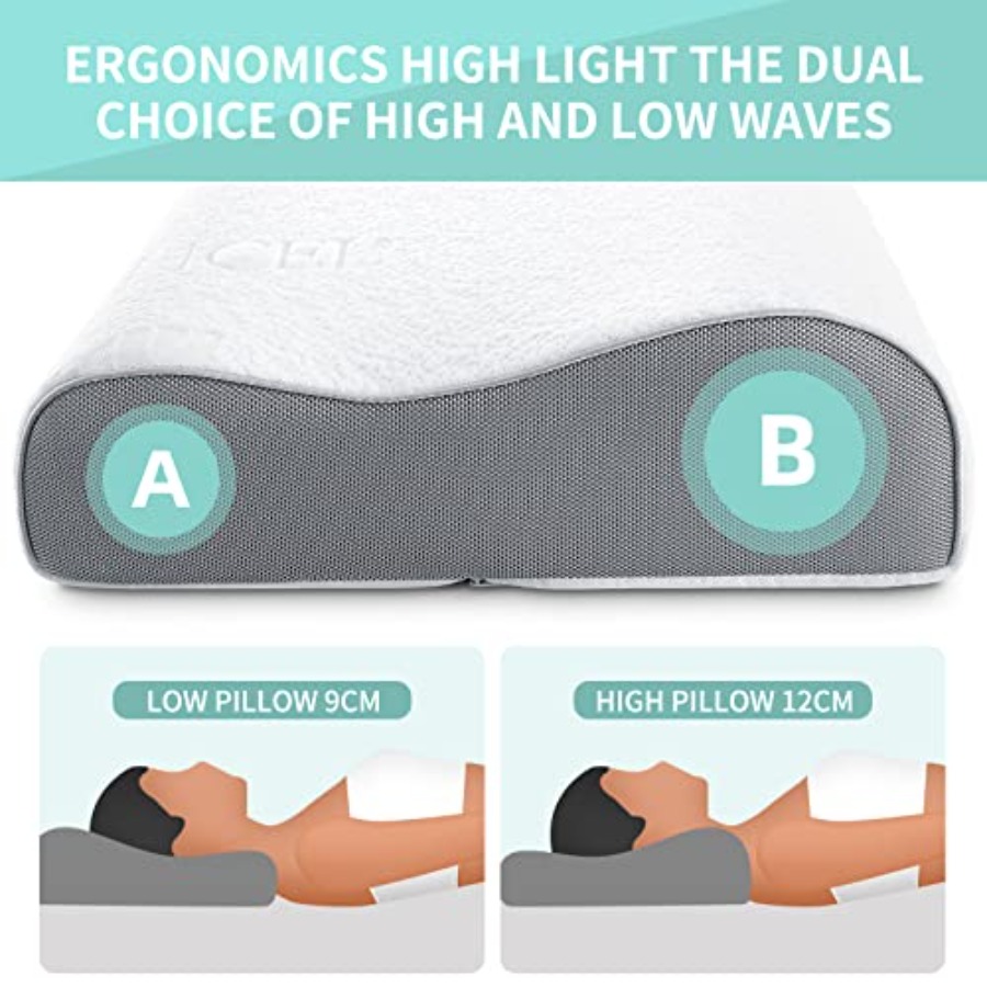 Cervical Neck Pillow, Soft Con - Neck Pillow Memory Foam recensie en prijs