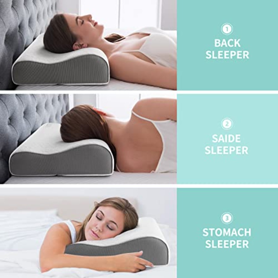 Cervical Neck Pillow, Soft Con - Neck Pillow Memory Foam recensie en prijs