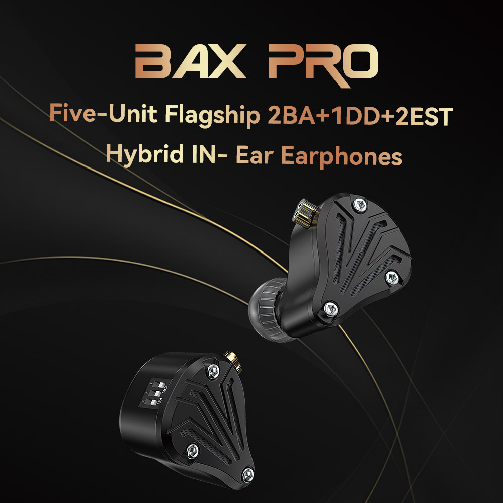 TRN BAX Pro 2BA 1DD 2EST Tribr - Earplug Set Foam recensie en prijs