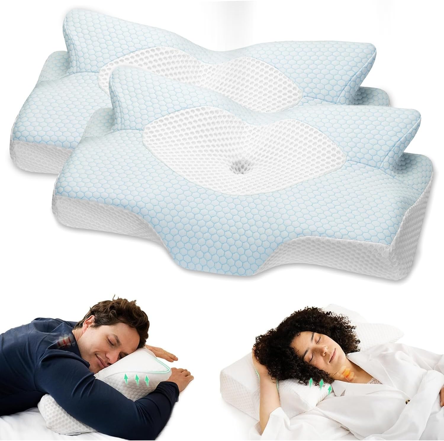 Cervical Memory Foam Pillow 2  - Neck Pillow Memory Foam recensie en prijs