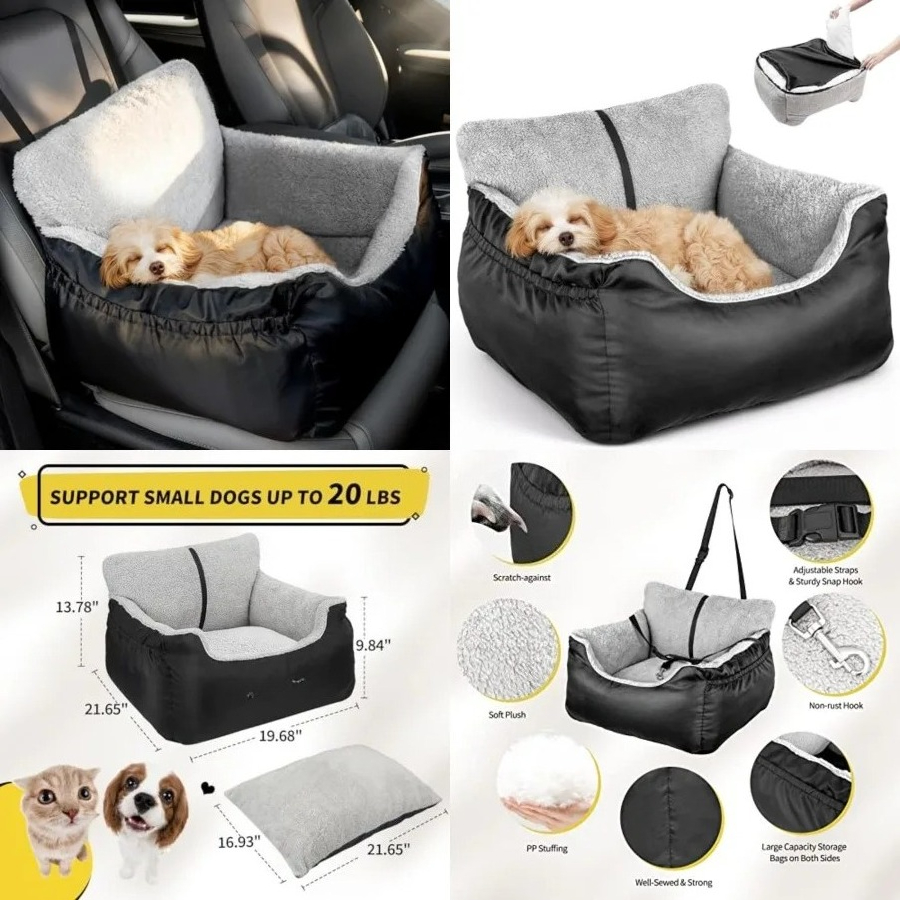 Dog Car Seat for Small Dogs, S - Travel Accessories Under $25 recensie en prijs