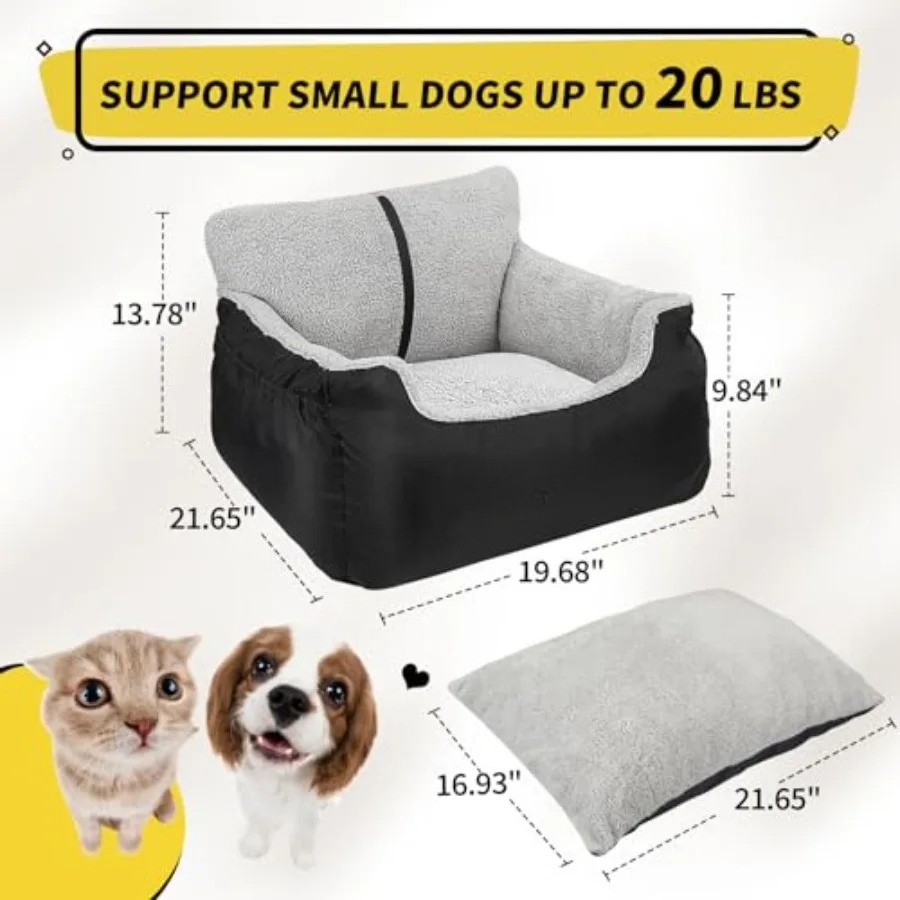 Dog Car Seat for Small Dogs, S - Travel Accessories Under $25 recensie en prijs