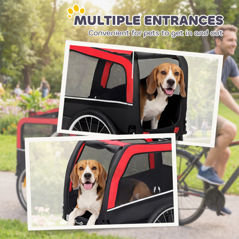 Dog Bike Trailer Pet Cart Bicy - Travel Accessories In Store recensie en prijs