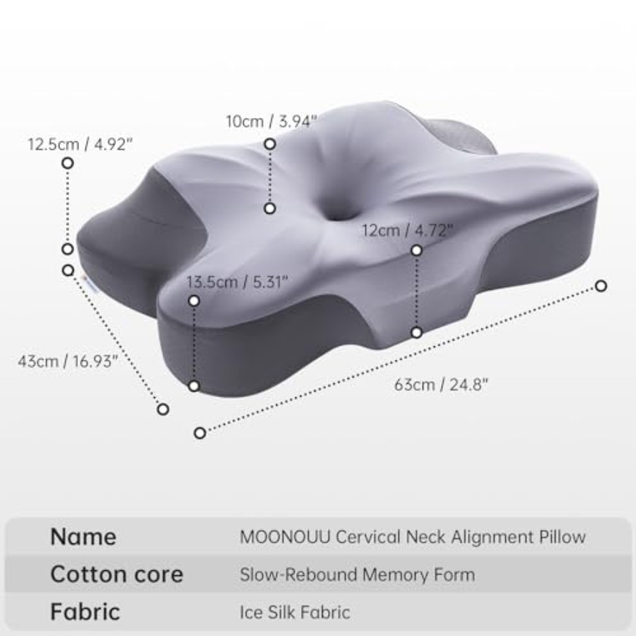 Cervical Pillow for Side Sleep - Neck Pillow Memory Foam recensie en prijs