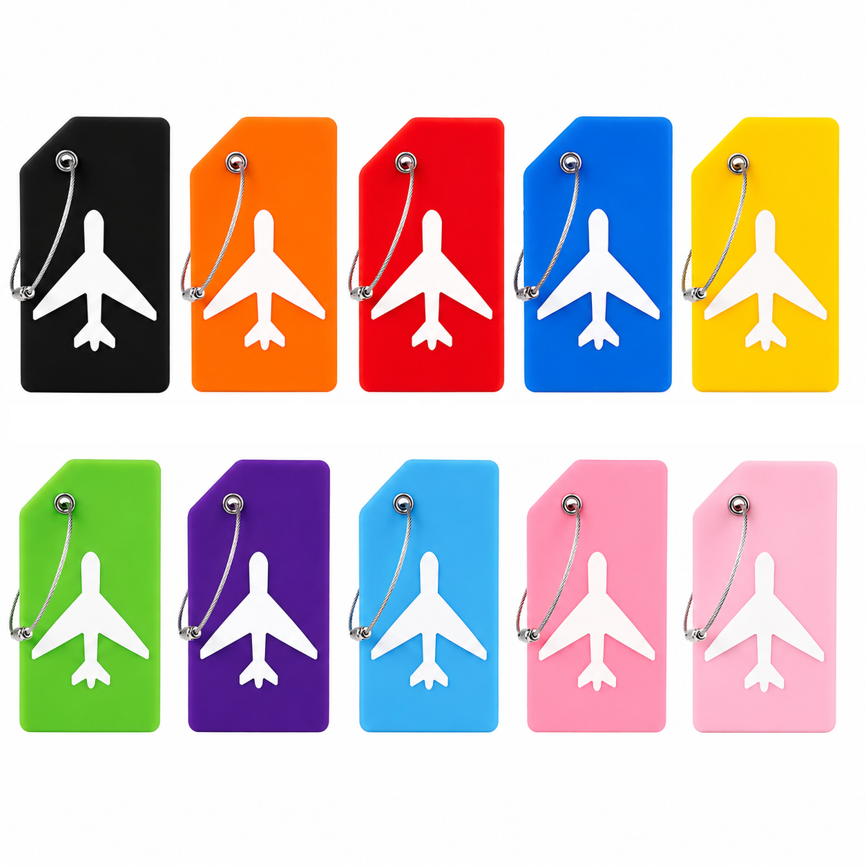 2/5PCS Silicone Travel Luggage - Travel Accessories Plane recensie en prijs