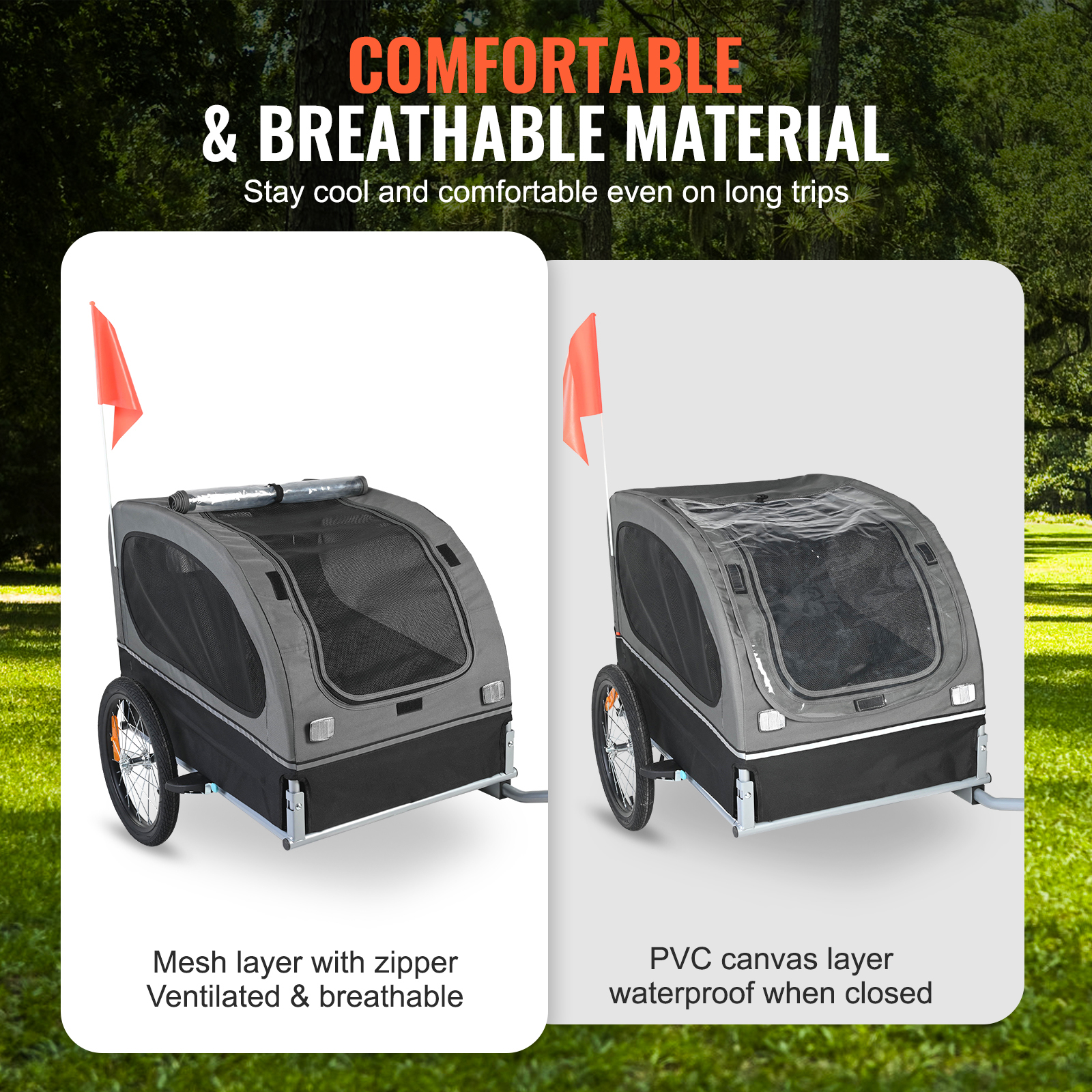 SucceBuy 88lbs Dog Bike Traile - Travel Accessories In Store recensie en prijs