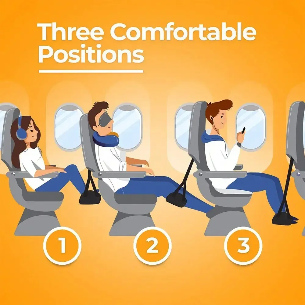Travel Rest Hanging Footstool  - Travel Accessories Plane recensie en prijs
