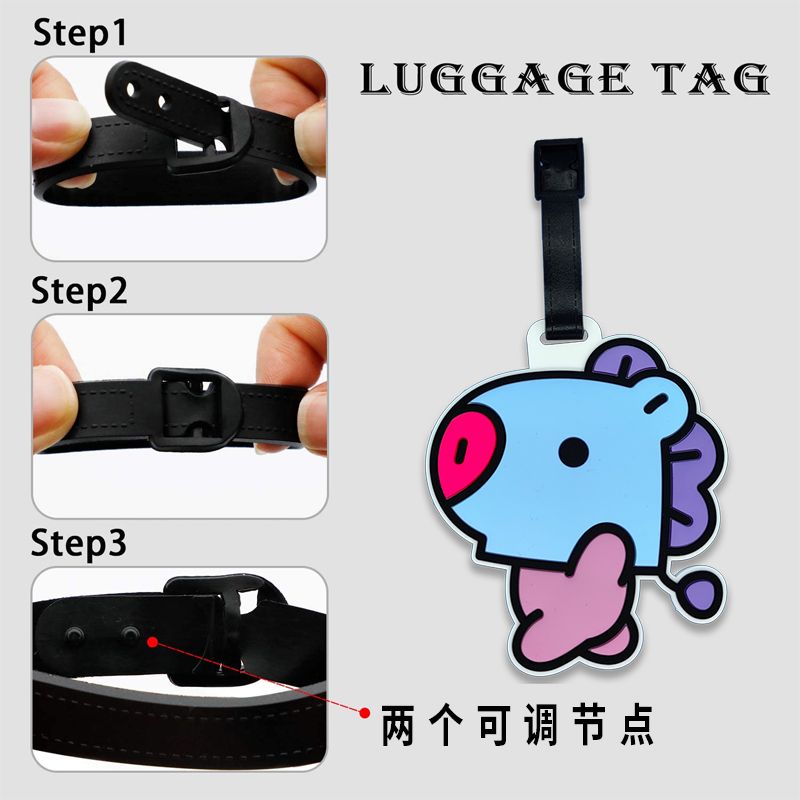 BT21 cartoon cute keychain Kaw - Travel Accessories Unisex recensie en prijs