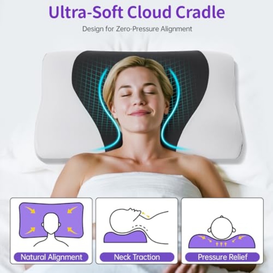 Cloud Align Pillow, Ergonomic  - Neck Pillow Memory Foam recensie en prijs