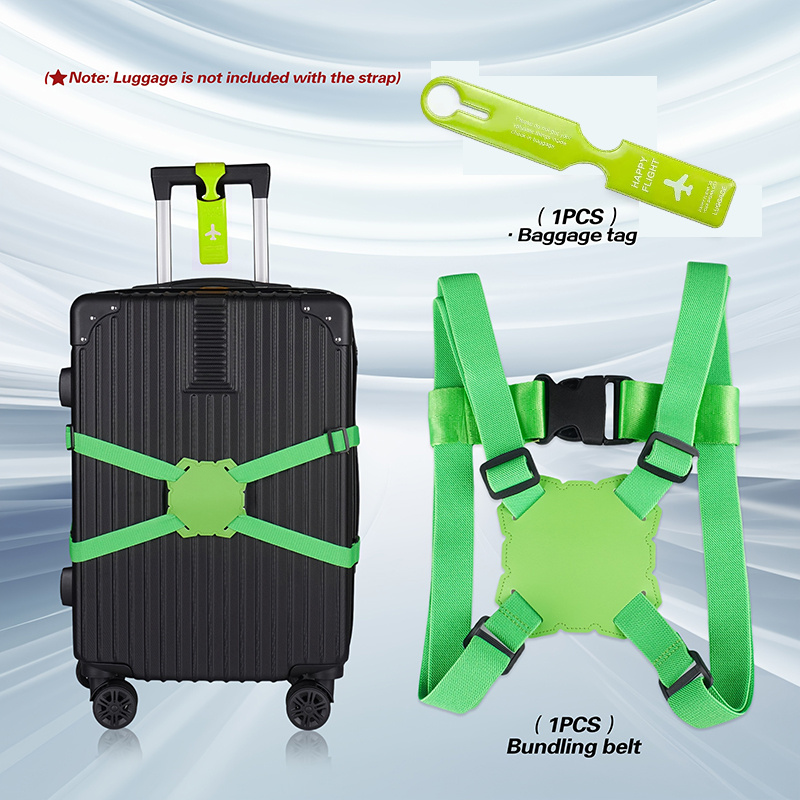 2-Piece Luggage Strap Set + Lu - Travel Accessories Plane recensie en prijs