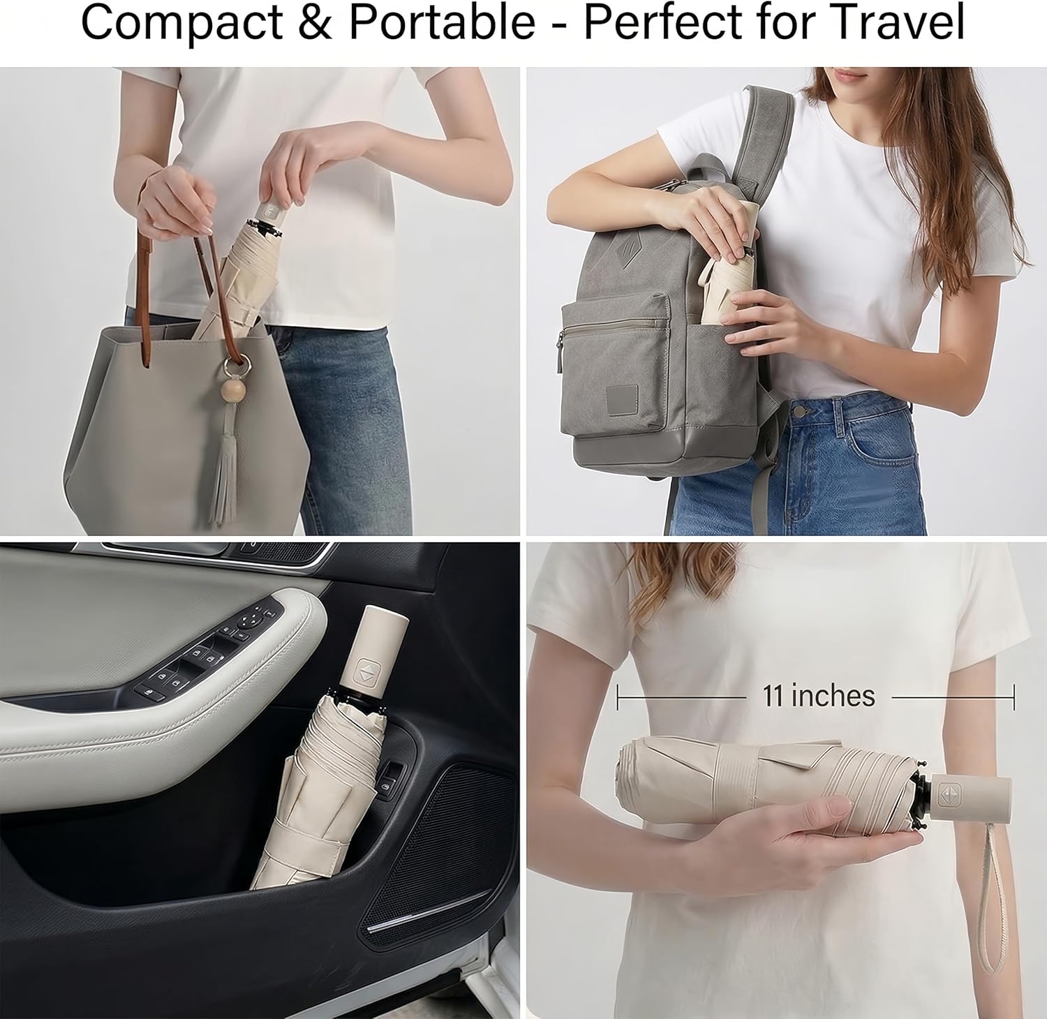 Compact Travel Umbrella for Ra - Travel Umbrella Compact recensie en prijs
