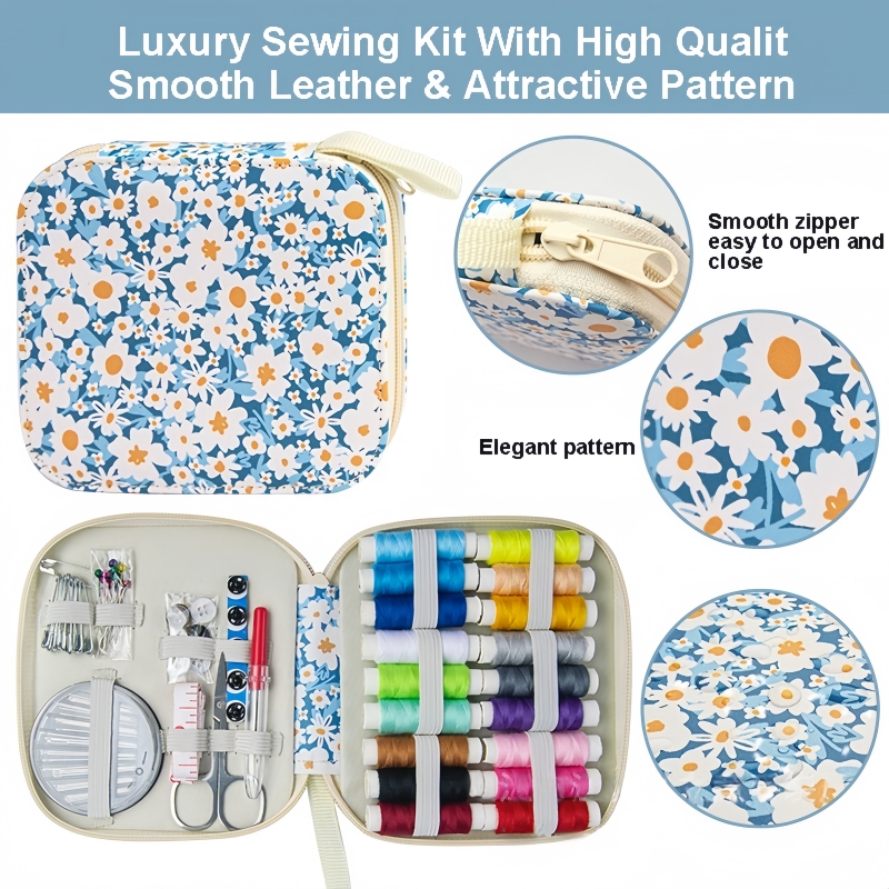 Mini Floral Sewing Kit Portabl - Travel Accessories To Sew recensie en prijs