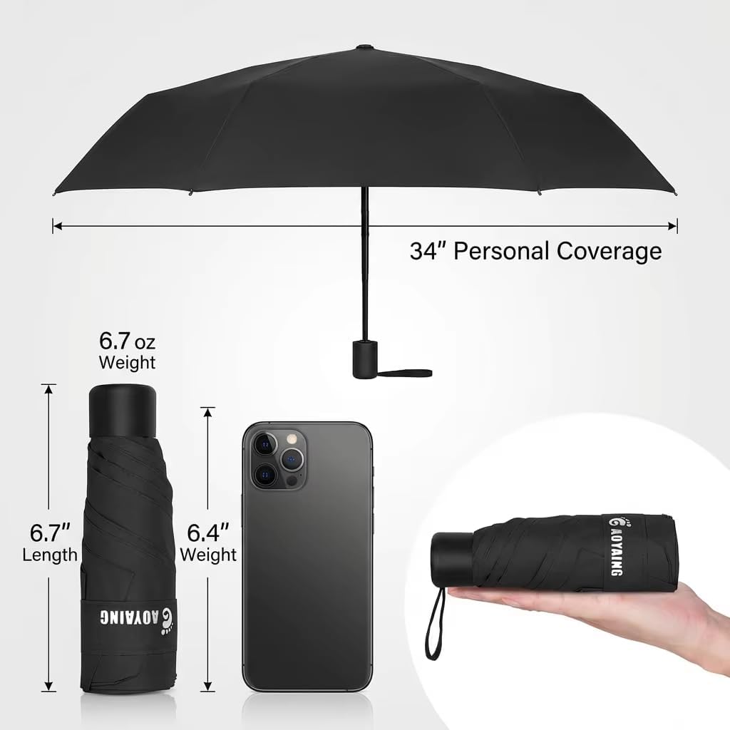Compact Travel Umbrella with C - Travel Umbrella Compact recensie en prijs