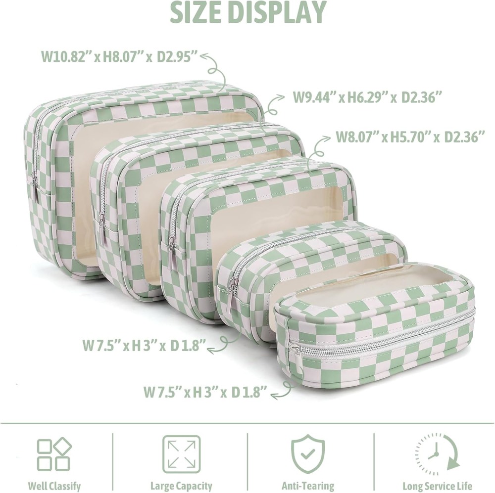 5PCS Diaper Bag Organizer Pouc - Toiletry Bag Tsa recensie en prijs