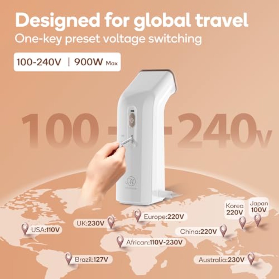 Portable Travel Steamer for Cl - Portable Steamer Clothes recensie en prijs