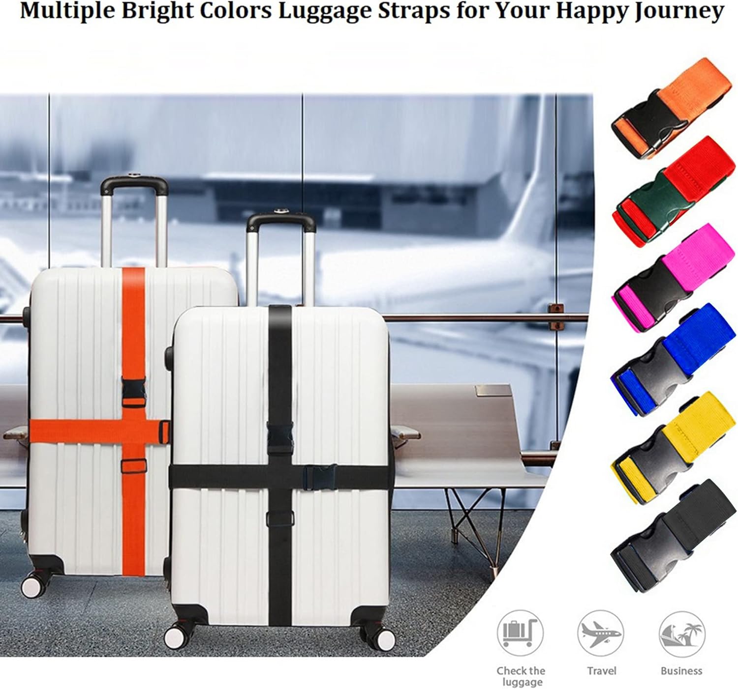 Bright Color Adjustable Luggag - Travel Accessories Plane recensie en prijs