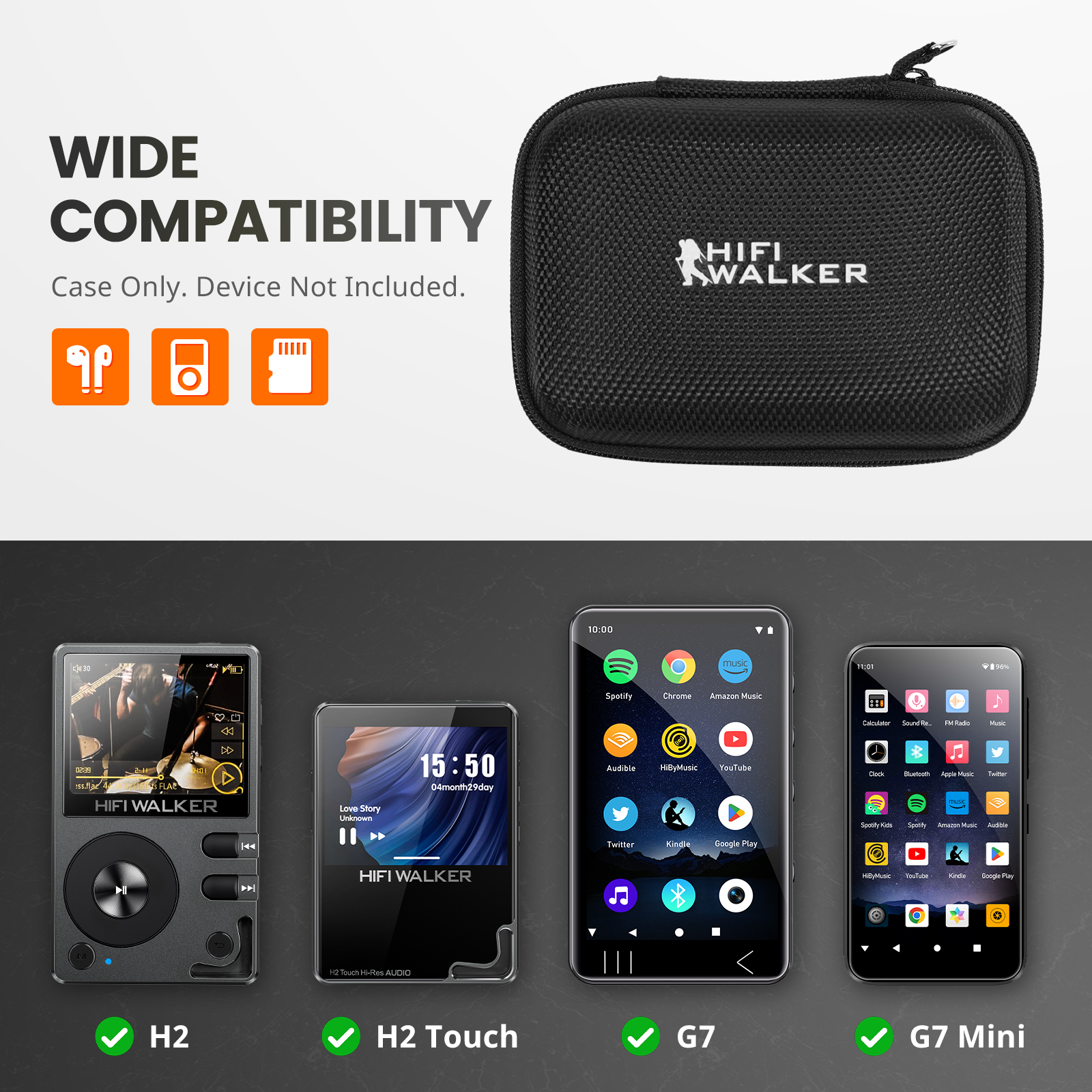 MP3 Player Case for HIFI WALKE - Travel Accessories Apple recensie en prijs
