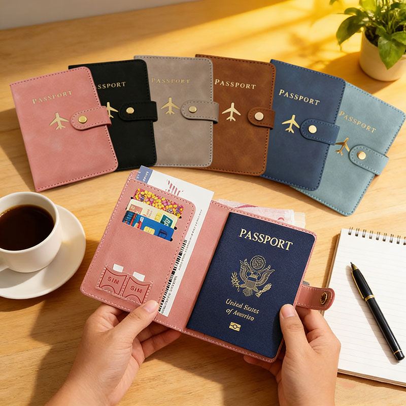 Leather Passport Holder Covers - Travel Accessories Plane recensie en prijs