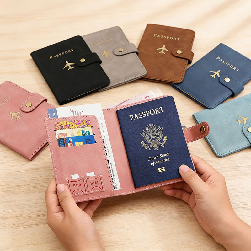Leather Passport Holder Covers - Travel Accessories Plane recensie en prijs