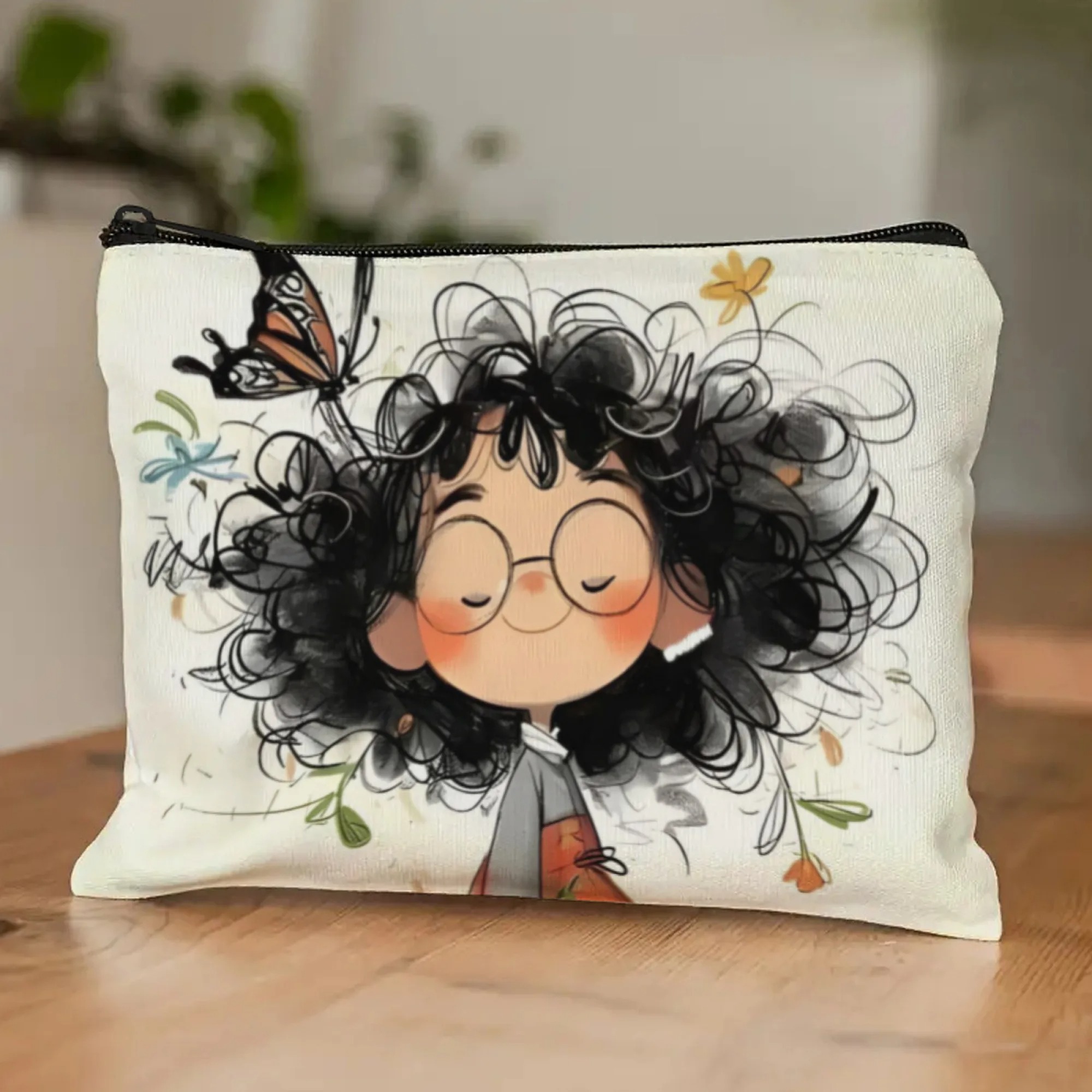 Cartoon Girl Makeup Bag Zipper - Travel Z recensie en prijs