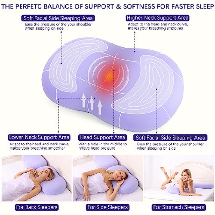 Memory Foam Pillows - Cervical - Neck Pillow Memory Foam recensie en prijs