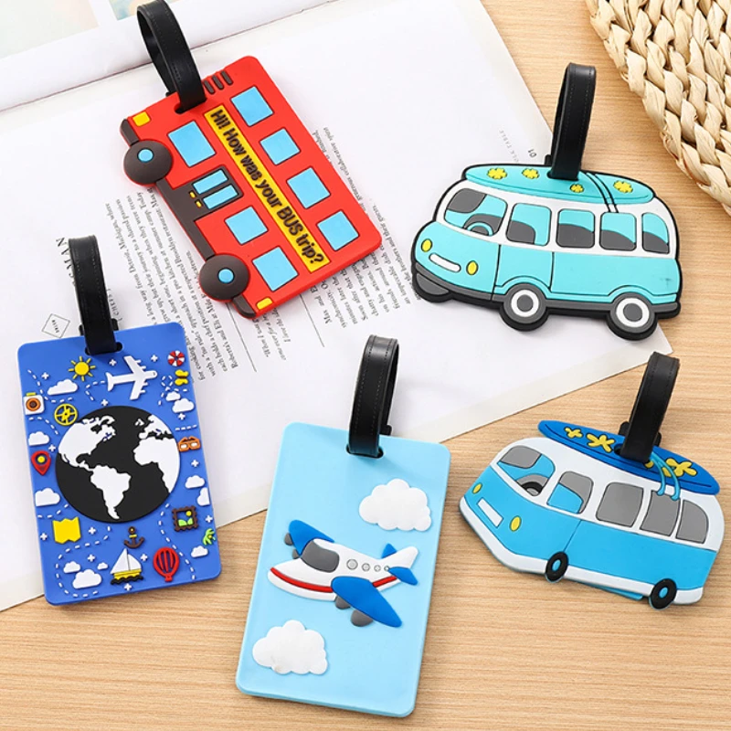 Cute Cartoon Cars PVC Silicone - Travel Accessories Logo recensie en prijs