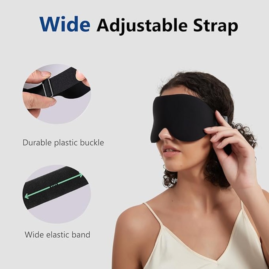 Sleep Mask Memory Foam Contour - Earplug Set Foam recensie en prijs