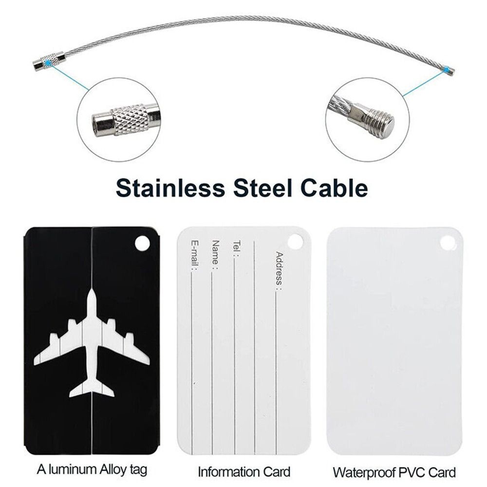Aluminium Travel Luggage Tags  - Travel Accessories Plane recensie en prijs