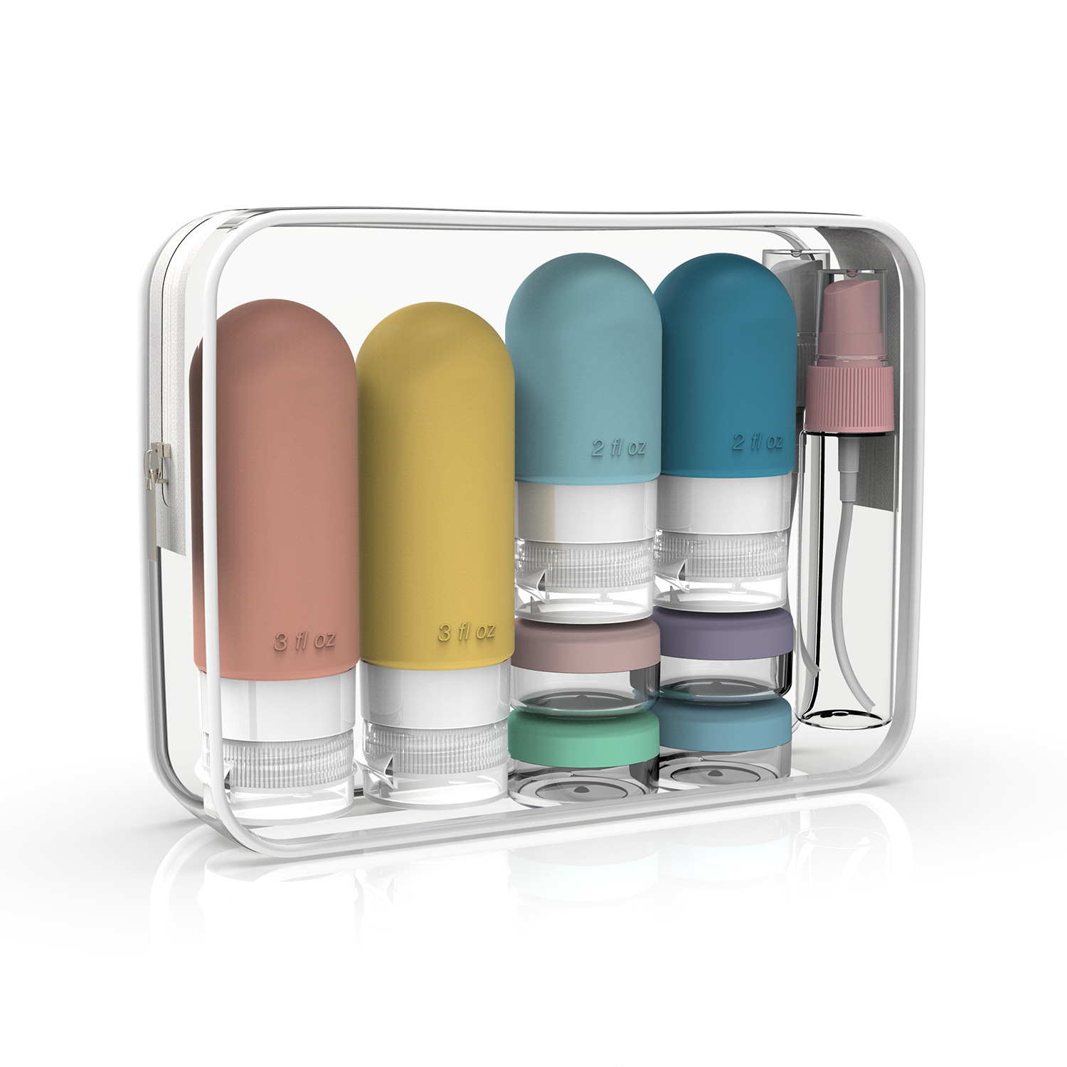 16 Pack Leak Proof Travel Bott - Toiletry Bag Tsa recensie en prijs