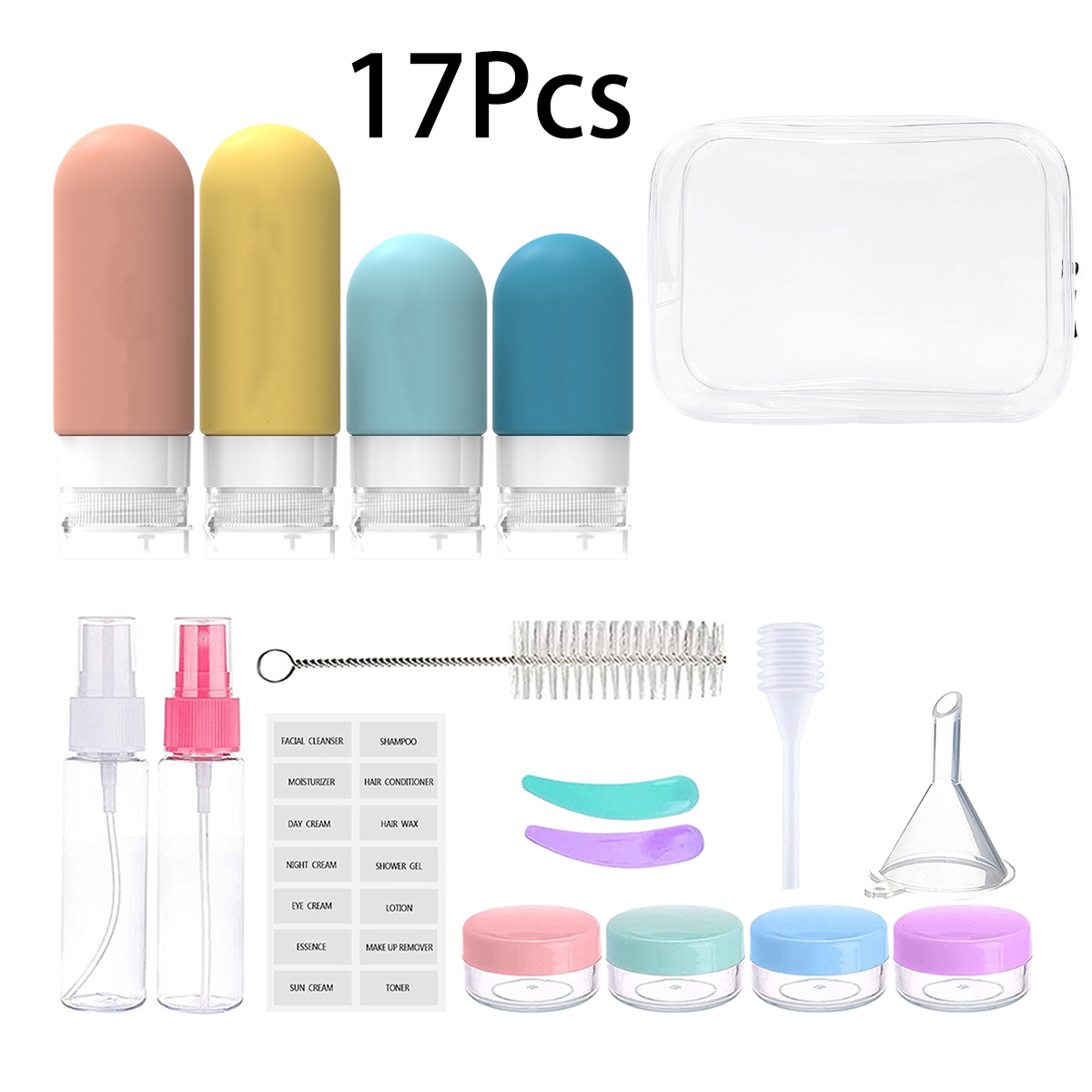 16 Pack Leak Proof Travel Bott - Toiletry Bag Tsa recensie en prijs