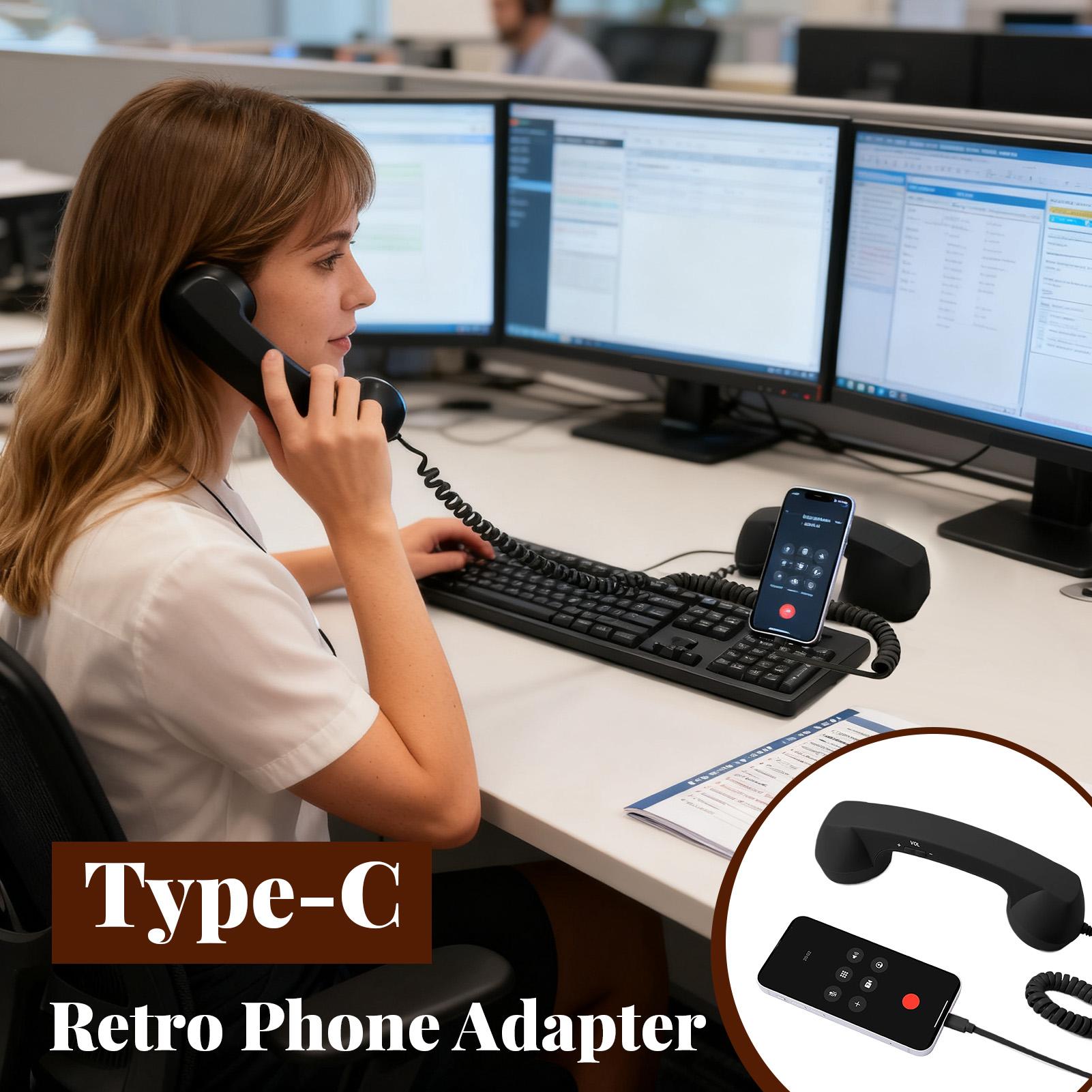 Type-C Retro Phone Adapter Lan - Travel Accessories To Gift recensie en prijs
