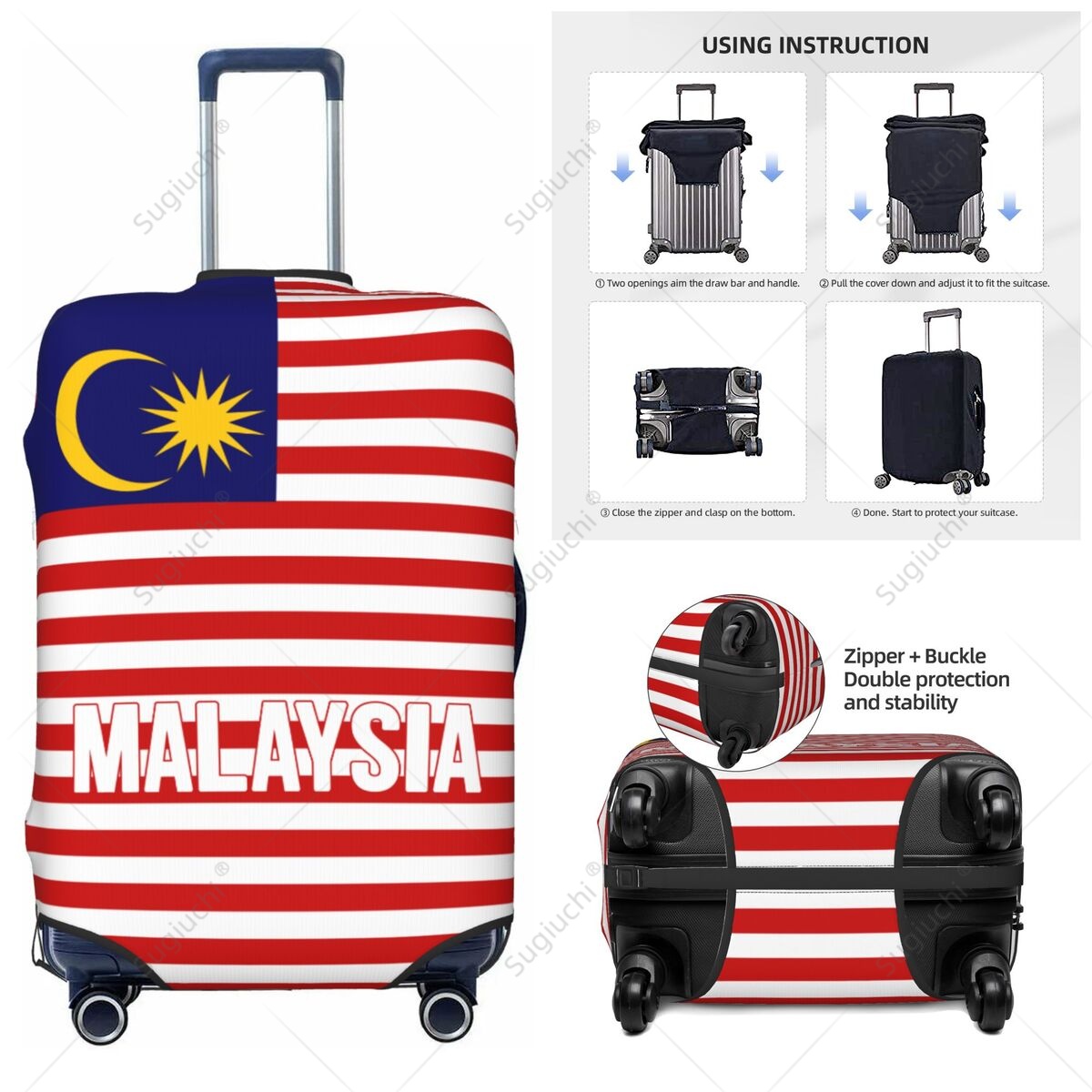 Malaysia Flag Luggage Cover Su - Travel Accessories Malaysia recensie en prijs