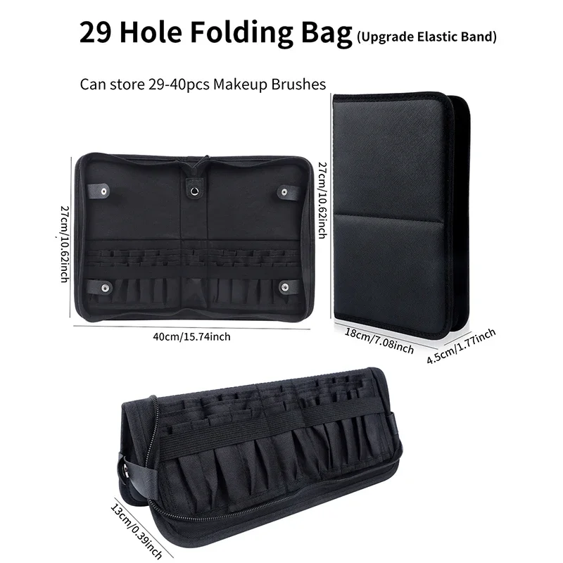 29/23 Holes Foldable Makeup Br - Travel Z recensie en prijs