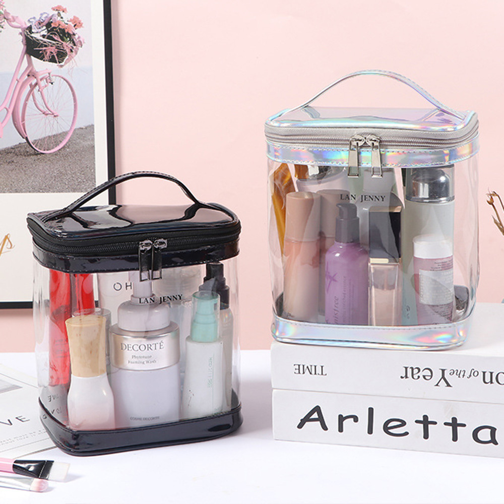 Clear PVC Makeup Bag with Hand - Toiletry Bag Tsa recensie en prijs