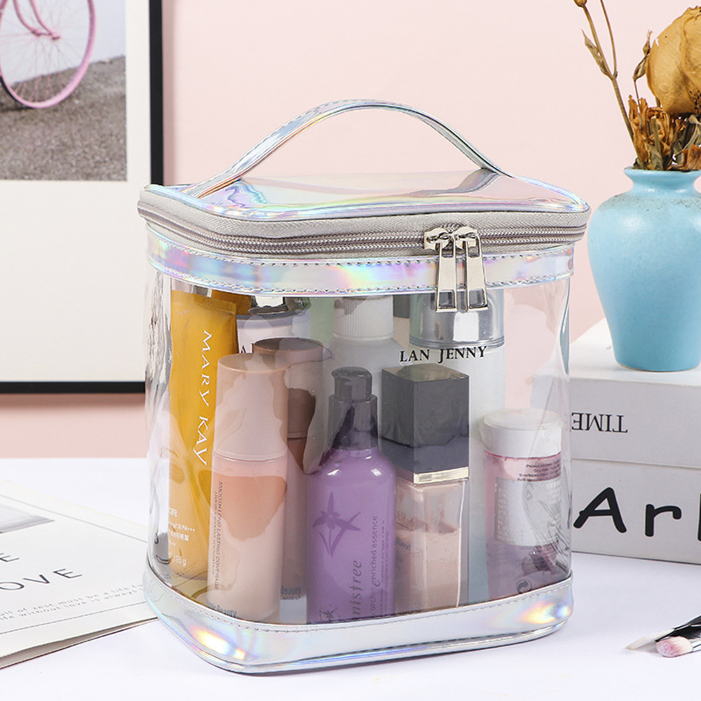 Clear PVC Makeup Bag with Hand - Toiletry Bag Tsa recensie en prijs