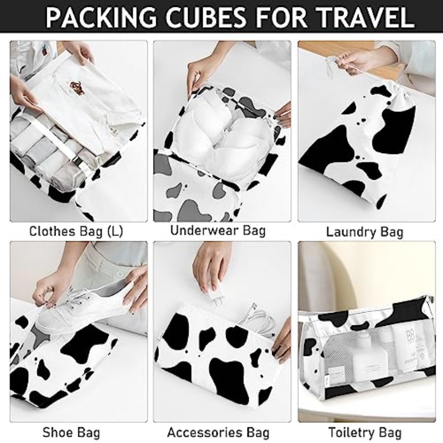 8 Set Packing Cubes for Travel - Travel Accessories Toiletries recensie en prijs